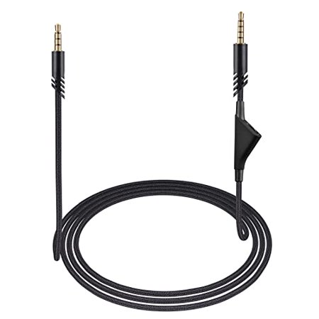 A40 Cord Replacement for Astro A10 A40 TR Gaming Headsets,3.5mm(1/8") Detachable Audio Cable with Inline Volume Control,6.5ft Long