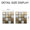 thumbnail image 2 of 3D Self Adhesive Tiles for Bathroom Kitchen Wall Tile Edges - 20 Sheet, 2 of 5