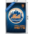 thumbnail image 3 of MLB New York Mets - Logo 16 Wall Poster, 22.375" x 34", Framed, 3 of 6