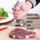 thumbnail image 3 of Dual Sided Less Steel Meat Tenderizer Et Tool. Duty Tenderizing Steak Beef Cken Pork Poultry 1pcs), 3 of 5