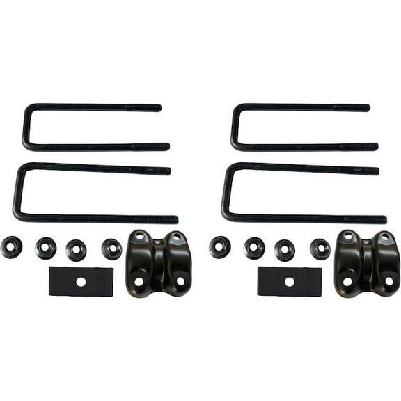 Rear Leaf Spring Axle U-Bolt Kit - Compatible with 1999 - 2006 Chevy Silverado 1500 2000 2001 2002 2003 2004 2005