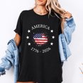 thumbnail image 2 of USA 250th Anniversary Shirt, 4th of July Shirts Women, Usa Shirts for Women, Patriotic Shirts for Women and Mens, 2 of 6