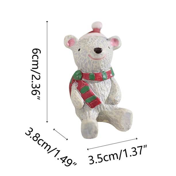 Hot6sl Liquidación de Ahorros de Verano Adornos Navideños de Resina Adornos Navideños Decoración Adornos
