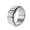 Silver, variant on Rotatable Vertical Stripe Stainless Steel Fidget Ring Unisex Size 11