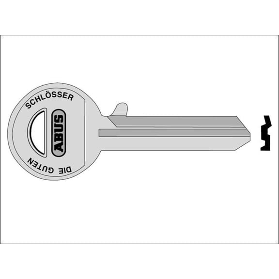 ABUS - 85/70 Left Hand Key Blank