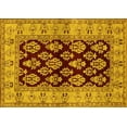 thumbnail image 1 of Ahgly Company Indoor Rectangle Oriental Yellow Industrial Area Rugs, 2' x 4', 1 of 4