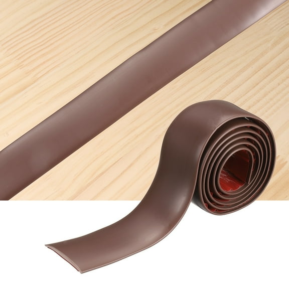 Floor Transition Strips, 3.28 ftx1.57" Edging Trim, Coffee Brown