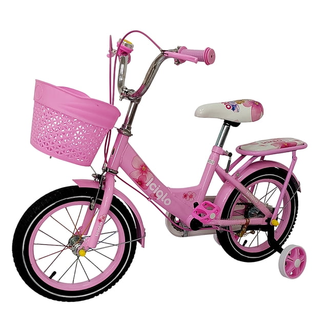Bicicleta Infantil R-14 Niñas Con Canastilla Entrenamiento