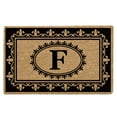 thumbnail image 1 of Fleur de Lys 30" x 48" HeavyDuty Coir Doormat - Monogrammed F, 1 of 1