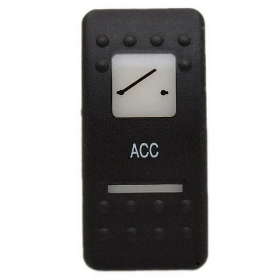 Carling Boat Rocker Switch Cover | ACC Actuator Black Plastic