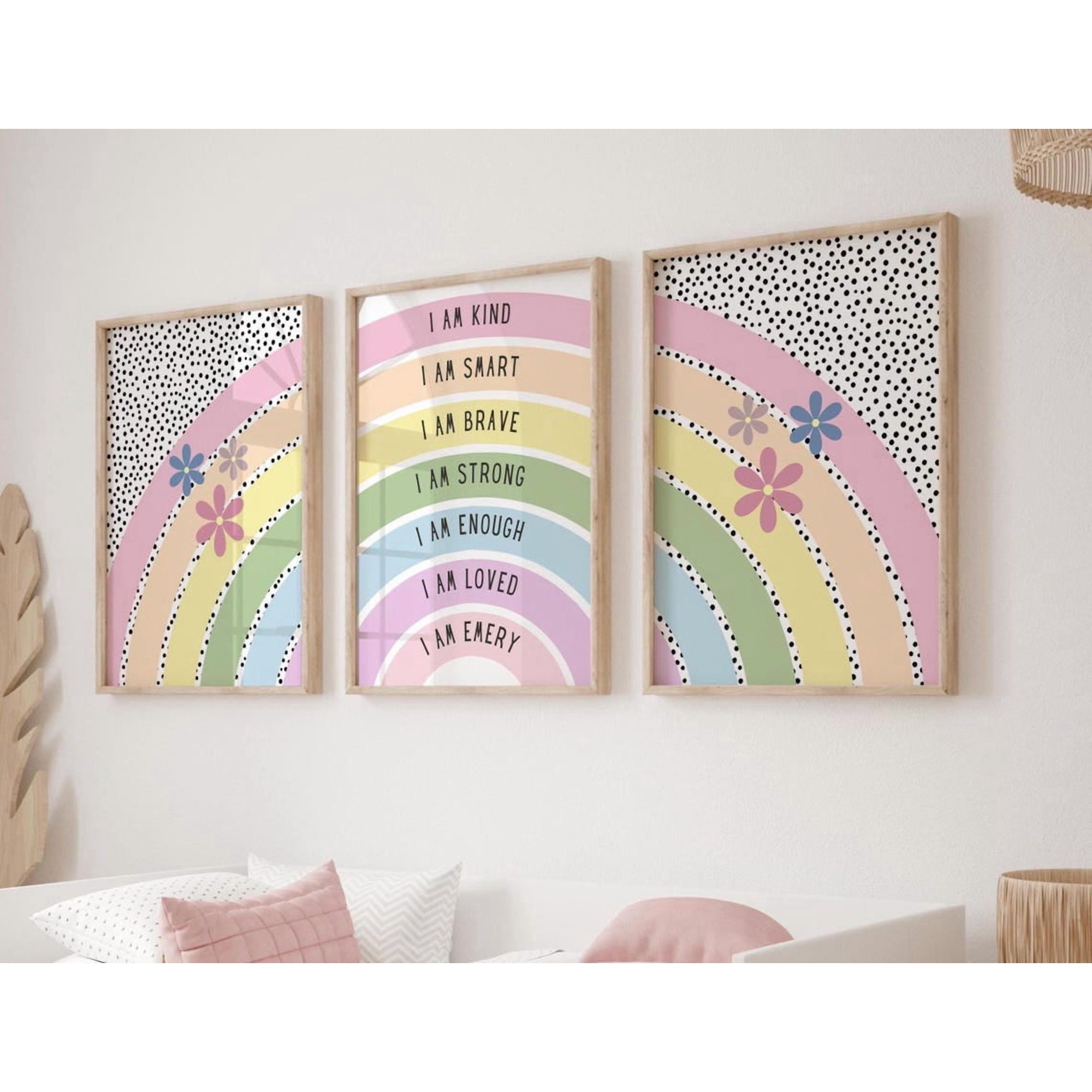 Kids Affirmation Prints, Girls Bedroom Prints, Kids Wall Art, Girls Bedroom Decor, Toddler Girl Room Decor, Girl Nursery Decor, Pink 437A, Poster Only
