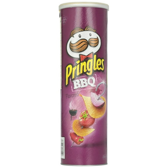 Pringles BBQ Barbecue Potato Crisps Chips, 5.96 Oz.