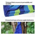 thumbnail image 4 of 185X80 Cm 1 Person Hammock Outdoor Leisure Bed Travel Camping Hanging Swing Blue, 4 of 5