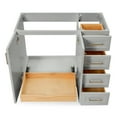 thumbnail image 5 of Ariel Taylor 42 In. Left Offset Single Sink Base Cabinet In Grey, 5 of 8