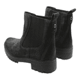 thumbnail image 5 of TIMBERLAND Womens Black Goring Chelsea Courmayeur Valley Round Toe Block Heel Leather Boots 8 M, 5 of 6