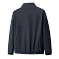 thumbnail image 2 of Jessboyy Mens Bomber Jackets Work Casual Stand Collar Zip up Windbreaker Jacket no Hood Golf Outdoor Going Out Blue,L, 2 of 8