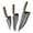 3PCS SET, variant on Kitchen Chef Knives Set of 6 Damascus Laser Blade Japanese Knife High Carbon Steel Slicing Cleaver Knife for Cooking Cutting Meat