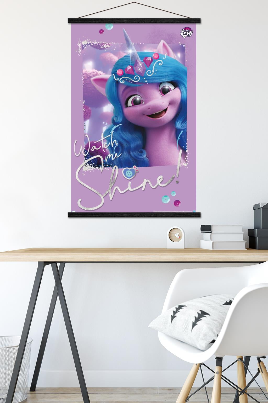 My Little Pony 2 - Watch Me Shine Wall Poster with Wooden Magnetic Frame, 22.375" x 34"