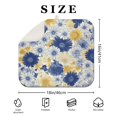 thumbnail image 4 of Pioneer Flower Floral Print Pattern Dish Drying Mat for Kitchen 1 Pack, Ultra Absorbent Microfiber Dishes Drainer Mats,16"x18", 4 of 6