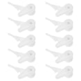 thumbnail image 2 of Shisuyan 10Pcs Plastic Ceiling Light Clips for Flush Mount Lamp Installation Secure Light Shade Fixed Buckle for Recessed Lighting Fixtures White, 2 of 9