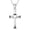 Celtic Knot, variant on Bee Necklace for Women 925 Sterling Silver Bee Cross Penadant Necklaces Double Bumble Necklace Birthday Christmas Day Jewelry Gifts for Women