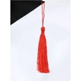 thumbnail image 3 of zdhoor Robe Longue de Collation des Grades Académique pour Enfants Garçons Filles avec Pompon, Rouge 150, 3 of 7