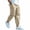 Mens Pants Khaki, variant on Linen Mens Pants Hawaiian Breathable Cool Elastic Waist Multi-Pockets Casual Beach Trousers Dad Gifts
