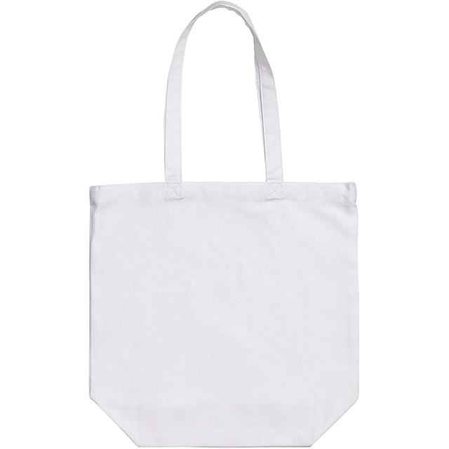 2 Pcs Sac Fourre-Tout en Toile avec Soufflet Inférieur Sac Fourre-Tout Robuste Sac de Magasinage
