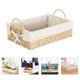 thumbnail image 3 of 1pc Hand-woven Flower Basket Simple Storage Basket Home Decorative Basket, 3 of 3