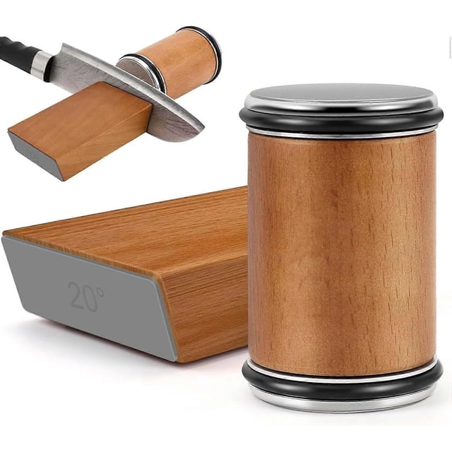 Rolling Knife Sharpener for Kitchen Knives - Rolling Knife Sharpening - Knife Sharpener Tool Kit Offers Sharpening Stone - Birthday Gift for Women Men