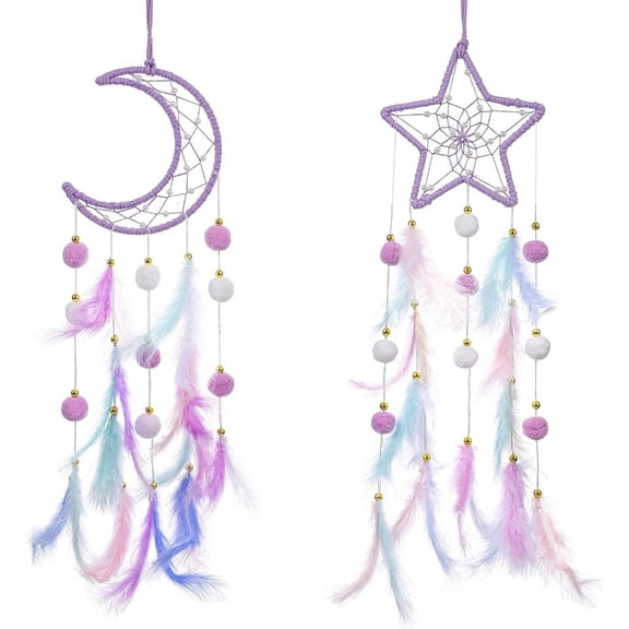 Giaone Dream Catcher Handmade Feathered Hanging Ornament Natives Home Wall Decoration