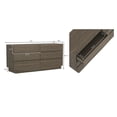 thumbnail image 3 of Ardea Contemporary 72" Dresser in Walnut (6-Drawer), 3 of 8