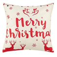 thumbnail image 2 of 1PCS Christmas Pillows Cover Decor Pillow Case Sofa Waist Throw Cushion Cover, 2 of 8