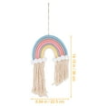 thumbnail image 5 of TAILTOSS 1Pc Rainbow Pendant Assorted Color 36x22.5cm Hand-Woven Kids Room Decor For Holiday Decorations, 5 of 8
