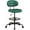 Green, variant on Misolant Drafting Chair, Armless Tall Office Chair with Footrest Ring for Standing Desk, Small Faux Leather Executive Computer Chair with Adjustable Height for Bar Lab Counter Height Desk, Green