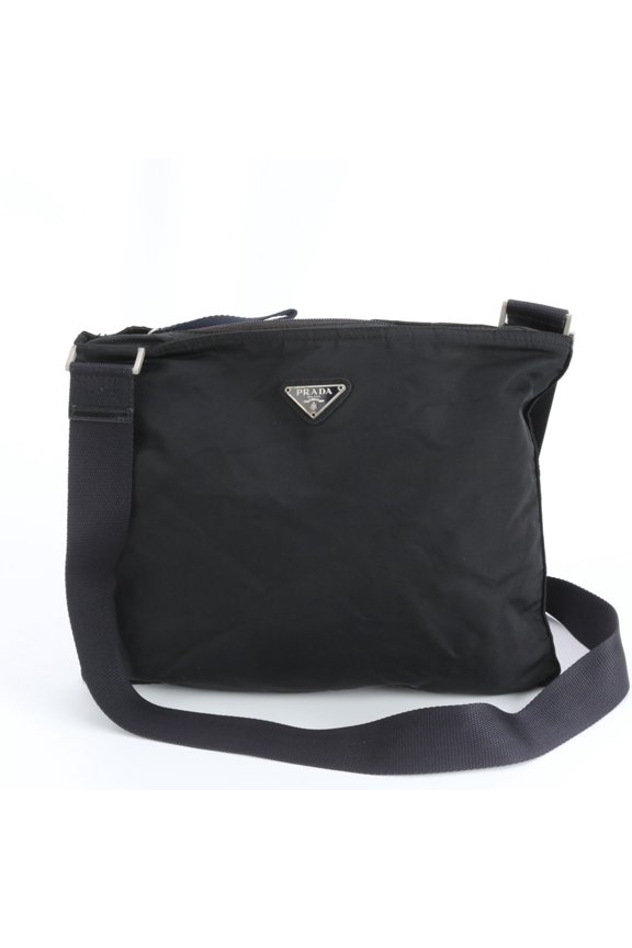 Pre-Owned Prada Tessuto Nylon Triangle Logo Shoulder Bag/Messenger Tote Bag for Men