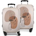 thumbnail image 1 of Travel Luggage Cover Suitcase Protector Fits 18-32 Inch Luggage Wheel Covers Patterned Travel Related Items Flower Luggage Protector Elastic Luggage Anti-scratch Suitcase Cover L, 1 of 5
