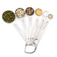 thumbnail image 4 of Yuarrent Juego de cucharas medidoras de utensilios de cocina, 6 uds., cucharadita, café, azúcar, cuchara para hornear pasteles, tazas medidoras, Herramientas y accesorios para hornear Yuarrent HA2292-00B, 4 of 6