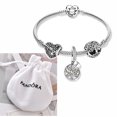 thumbnail image 1 of Charms Pandora Pulsera 925 Plata Esterlina Encantos Con Bolsa De Terciopelo, 1 of 4