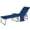 Dark Blue, variant on Resenkos Folding Outdoor Chaise Lounge Chair Tanning Chair With 5-Level Adjustable Back, Side Table, Pillow, Pocket, Dark Blue