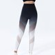 thumbnail image 1 of MKLEKYY Conjunto deportivo para mujer, pantalones de yoga largos ajustados con degradado, pantalones de fitness de cintura alta sin marcas para mujer, 1 of 4