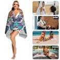 thumbnail image 5 of Boho Burnt Orange Terracotta Rust Colored Microfiber Beach Towel Absorbent Compact Towels for Swimming Pool Beach Travel Things for Vacation Essentials Adult Gift,61.4×30.3Inch, 5 of 8
