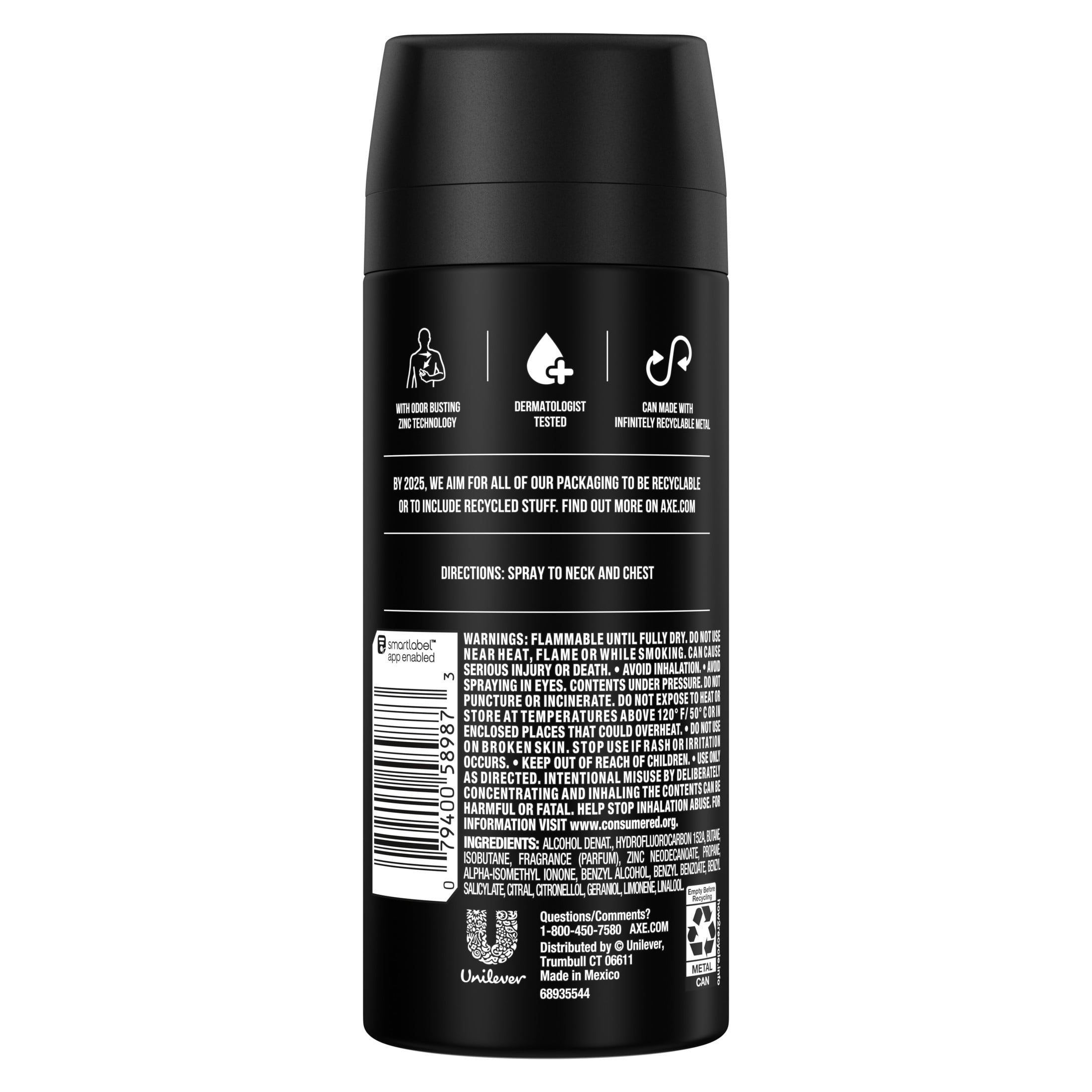 Buy AXE Body Spray Deodorant for Men Black, 4.0 oz Online at Lowest Price in Ubuy Kuwait. 101966588