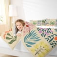 thumbnail image 4 of jejeloiu Neutral Floral 7-Piece Twin Bedding For Girls,Warm Pattern Bedding Comforter Set,Beige Multi Color,Reversible, 4 of 7