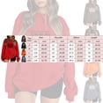 thumbnail image 3 of Gibobby Sudadera oversize mujer Sudadera suelta casual con estampado navideño de manga larga con cuello redondo para mujer blusa grande de manga larga(Naranja,G), 3 of 3