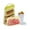 Yellow, variant on ITPCINC Reusable silicone 3-piece clear travel bundle 1 Sandwich bag, 1 Snack bag, 1 Hot and cold Cup with lid .