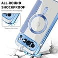 thumbnail image 6 of Dteck Magnetic for Google Pixel 9 Pro XL Case 2024, Compatible with MagSafe, Full Body Flip Folio Wallet Case with FID Blocking Card Slot, Anti-Scratch Clear Back Cover for Pixel 9 Pro XL,Blue, 6 of 6