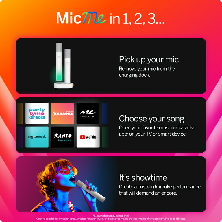 VIZIO MicMe 2.1 Karaoke Soundbar, Dolby Atmos, Wireless Subwoofer