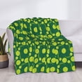 thumbnail image 3 of Fotbe Tennis Balls Manta de Franela con Estampado, Manta Ultrasuave para Cama, Sofá, Auto, Hipoalergénica y Antibolitas-50"x40", 3 of 6