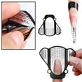 thumbnail image 2 of 20/100/500pcs Nails Art Templates Portable Transparent Manicure Nails Forms for Beginners and Professional Salon Use, 2 of 8